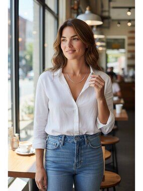 Sterling Silver Box Chain Necklace 15" Simple Square Link Design Elegant Minimal